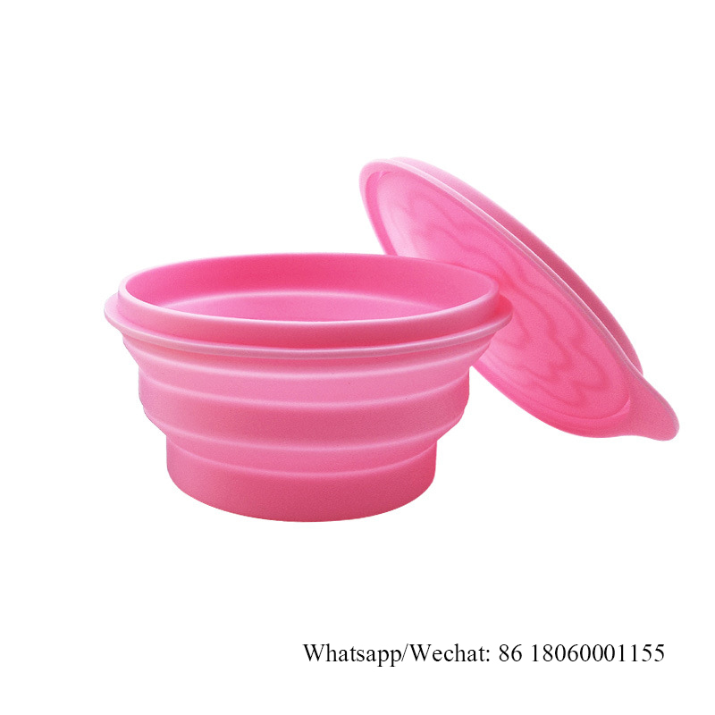 Silicone foldable lunch box