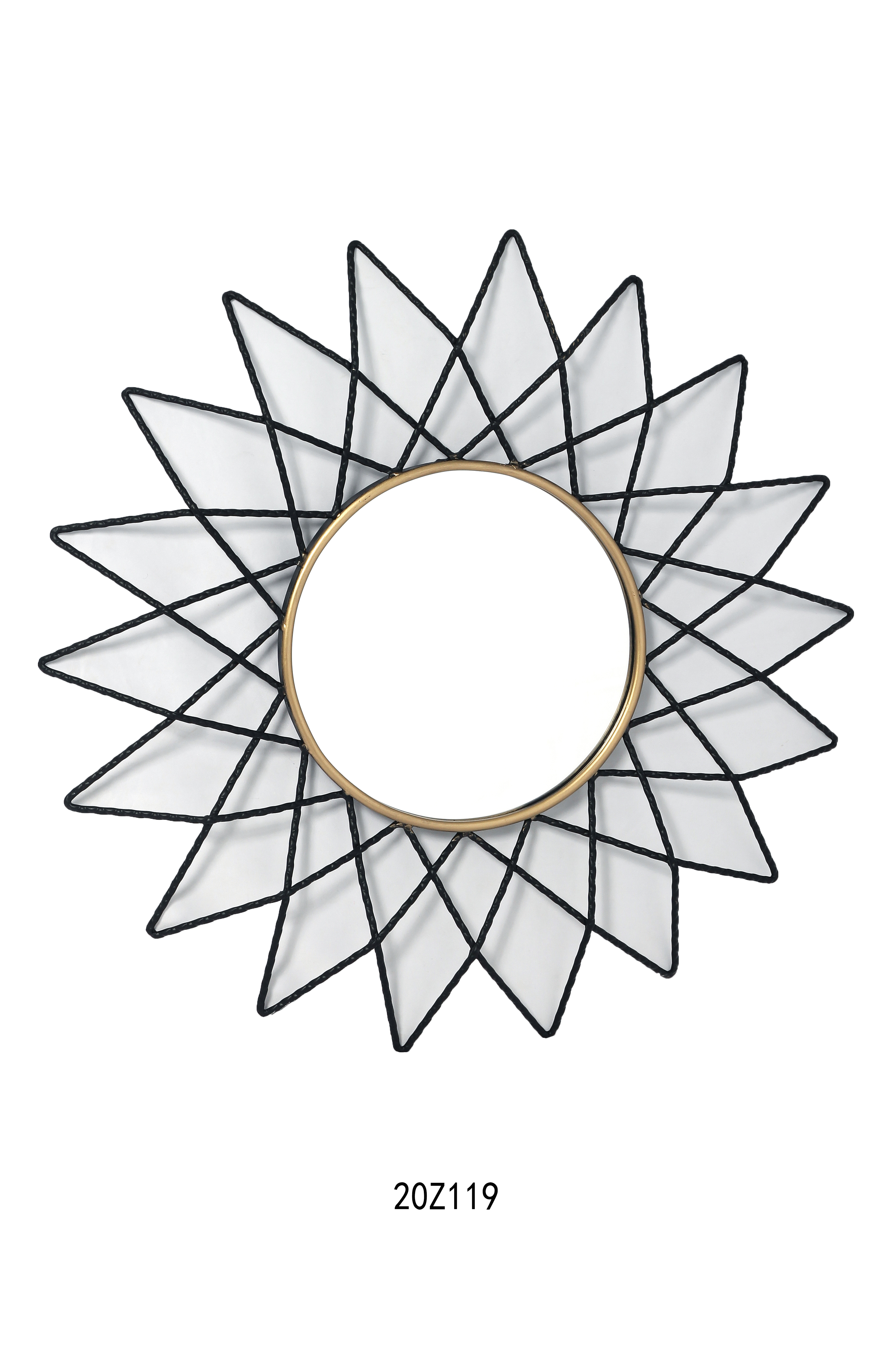 metal framed mirror