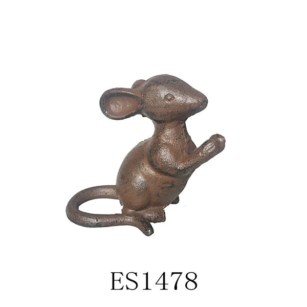 cast iron mouse decoration