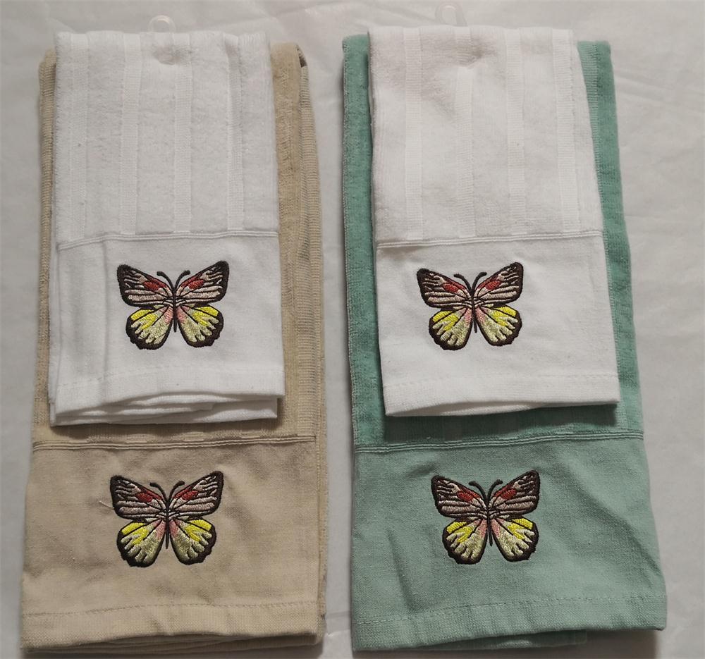 embroidery hand towel set