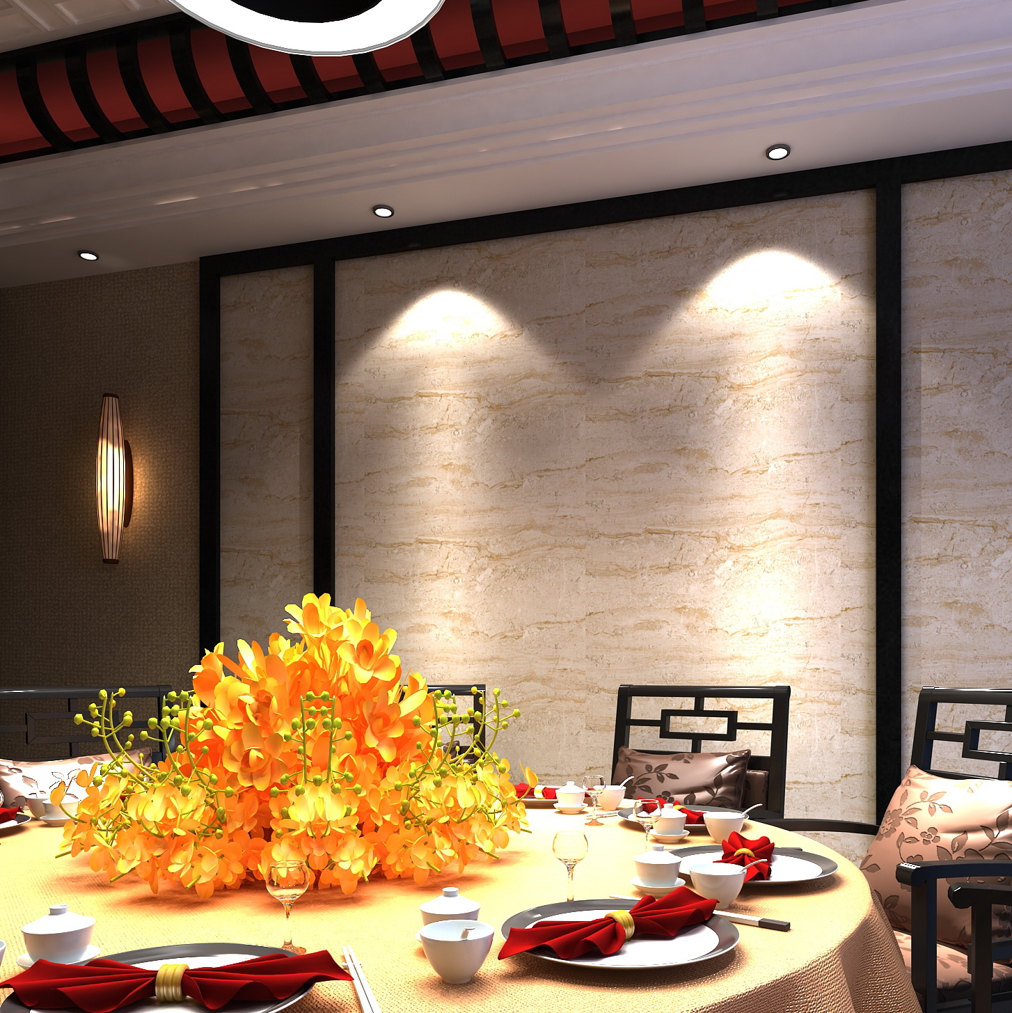Vanjoin UV Green Environment Material Best Quality Travertine Flexible Wall Tile