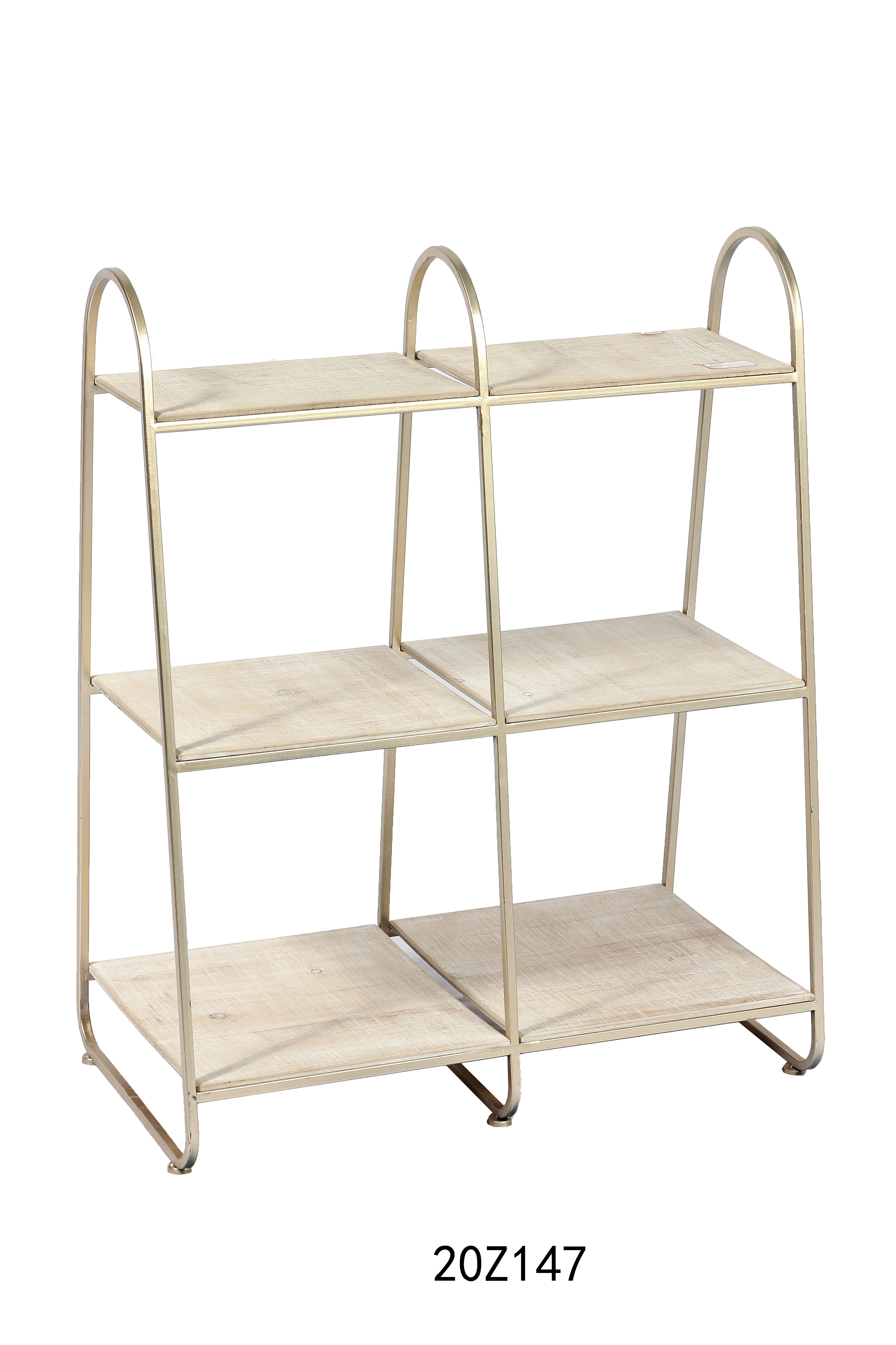 Modern Metal gold 3 Shelves