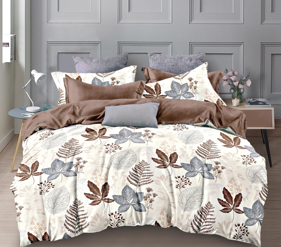 130gsm washed microfiber duvet cover set MOQ 100sets
