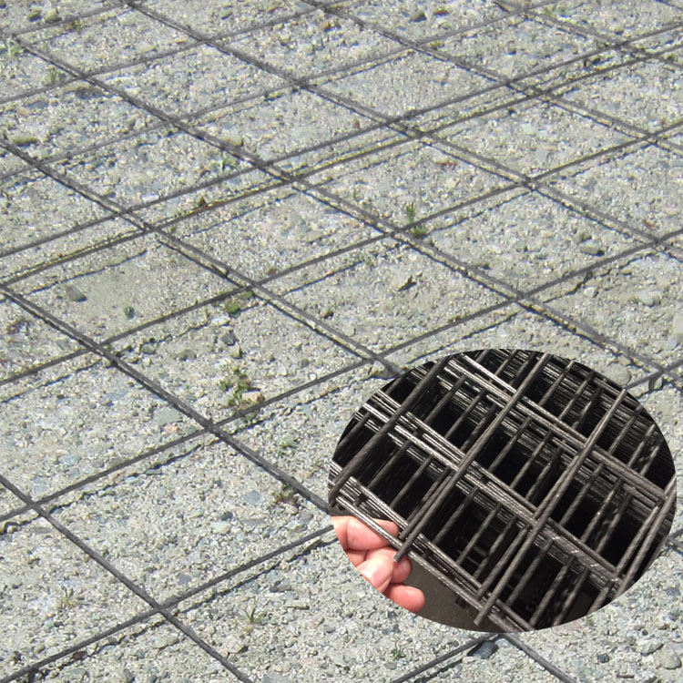 black welded wire mesh panel