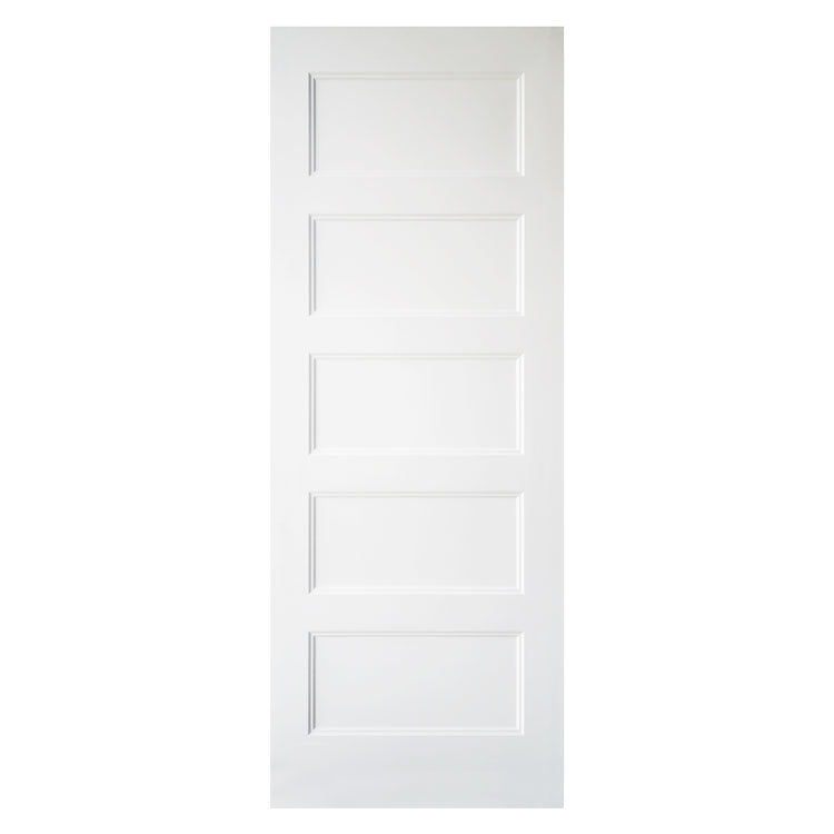 White primed HDF moulded door