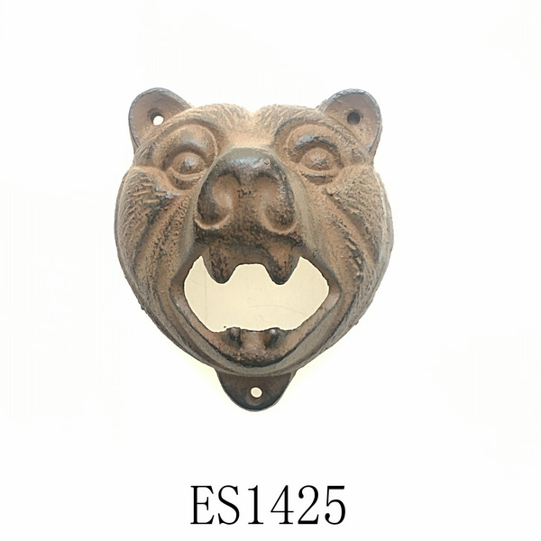 Cast iron bear bottle opener