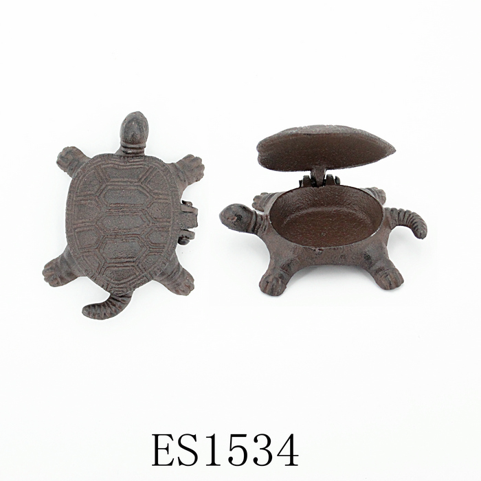 cast iron turtle key box animal key box