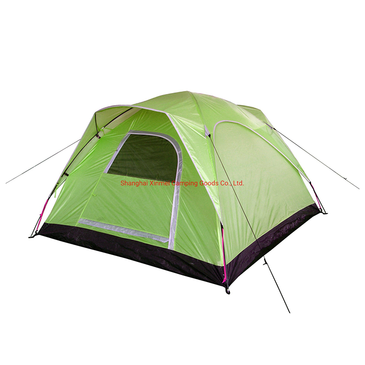 100% Polyester 01-04 Person Camping Tent