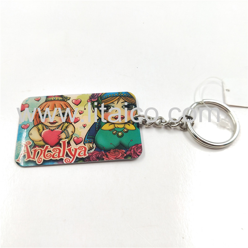Cutey metal keychain