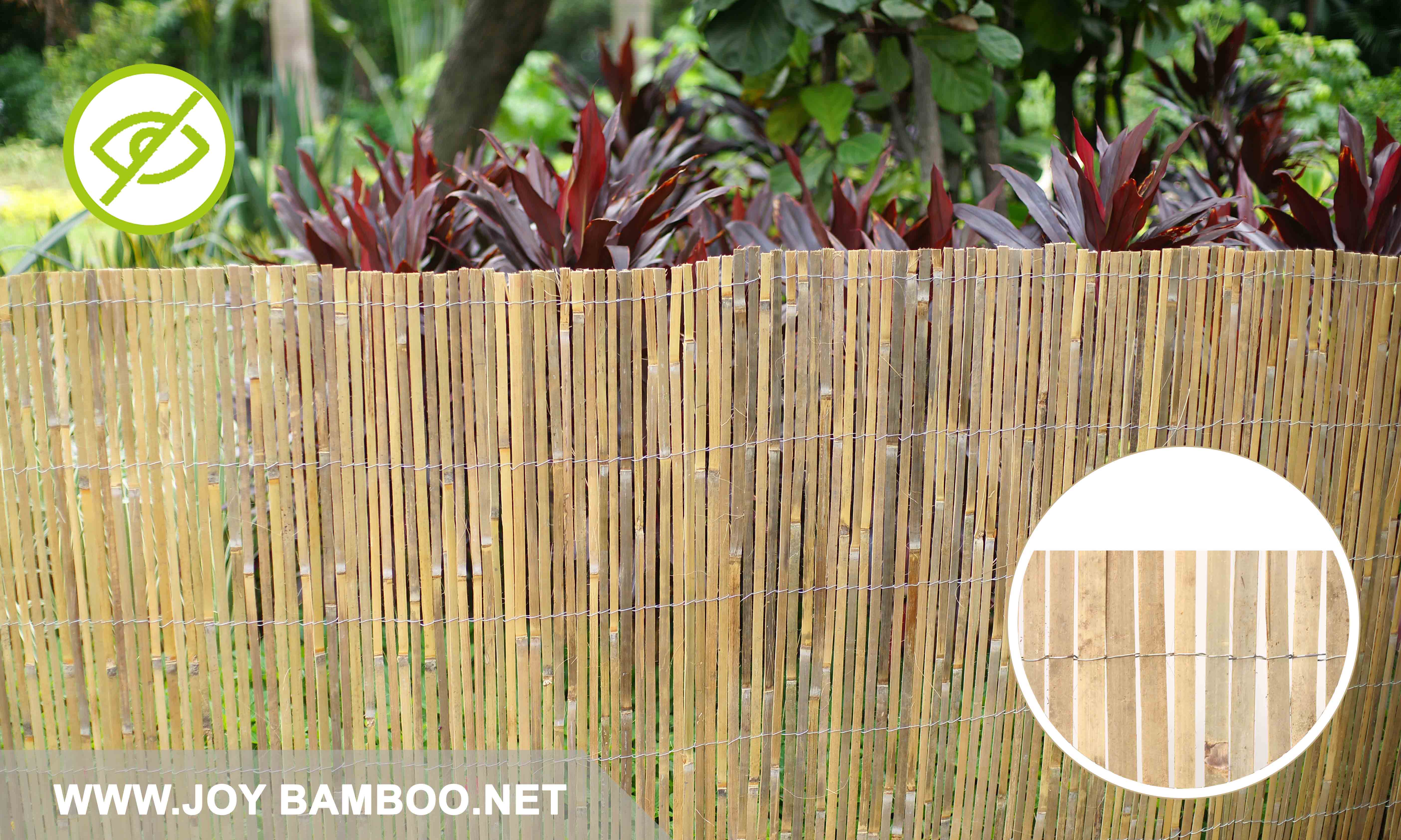 Split Bamboo Fence