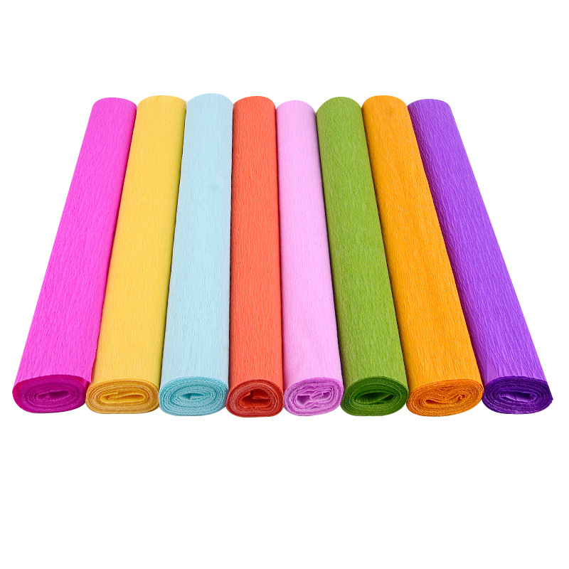Color crepe,colour Crepe craft paper,Metallic Crepe paper 50x100cm,50x150cm,50x200cm