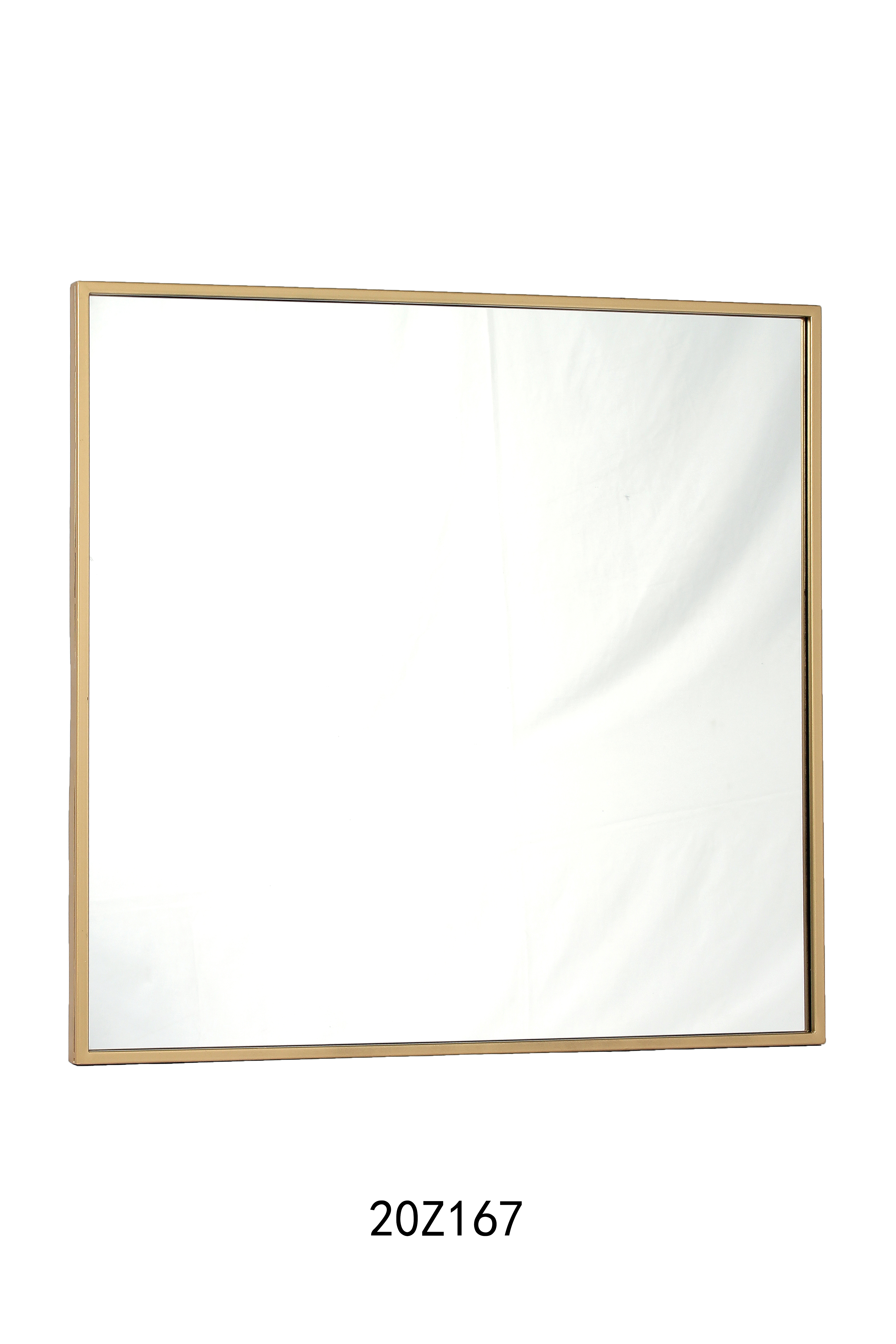 metal framed mirror
