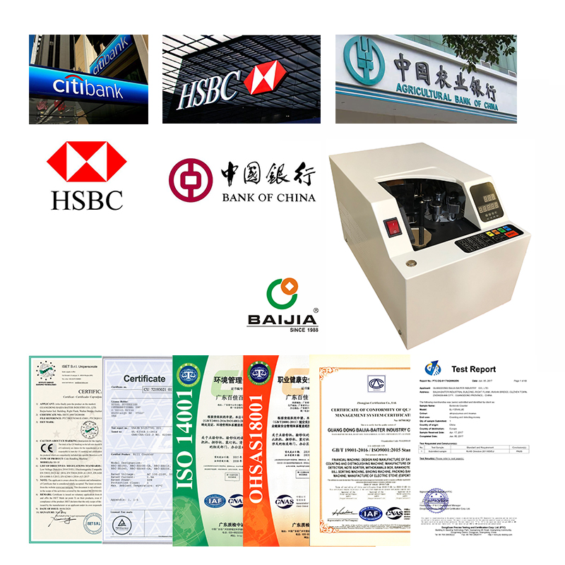 Bundled Vacuum Banknote Counter BJ-700