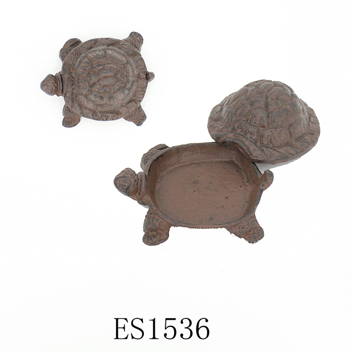 Cast iron turtle key box animal key box