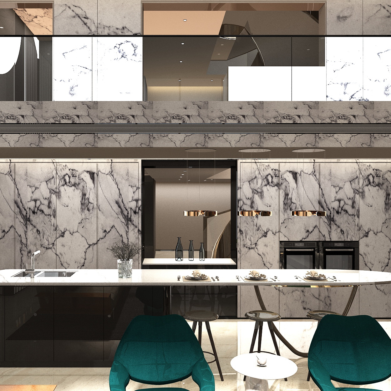 Vanjoin Luxury Interior Wall Decoration Silver Marten Grey Soft Tile