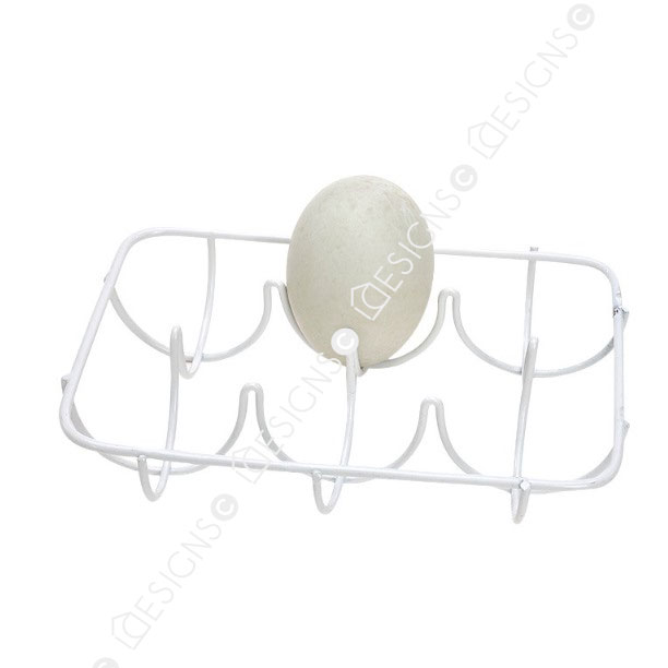 Metal egg holder