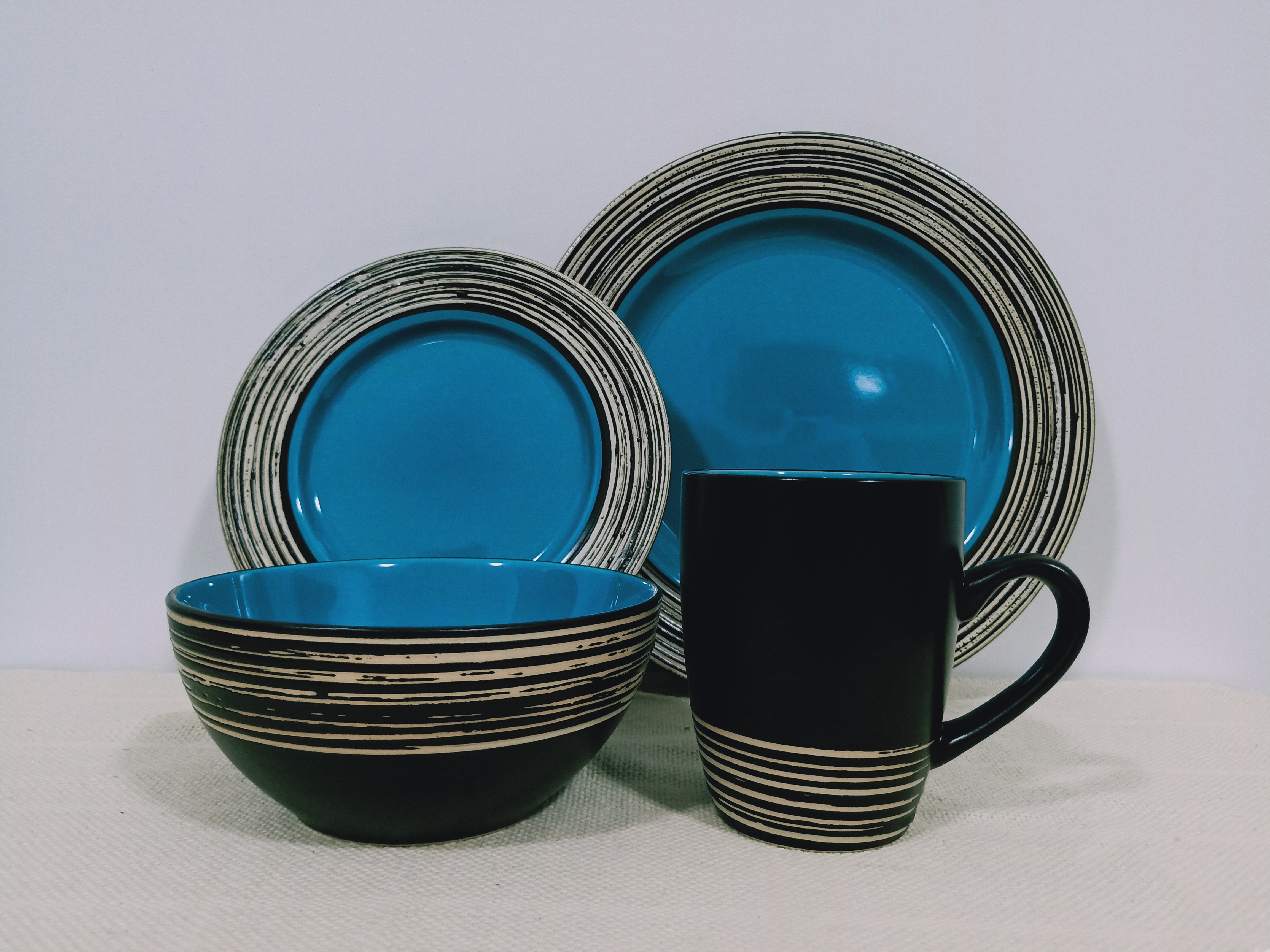 2-tone brushing glaze dinnerware
