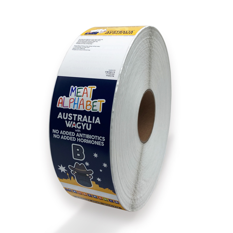 Customed Rolls Tag Self Adhesives Labels Sticker Food Labels