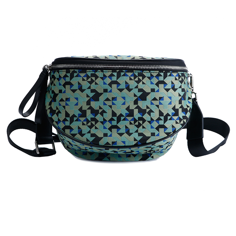 0000000001 fabric belt bag casual fashion factory classic eco leather handbag&wallet SLG 2021 new design vintage fabric & color business & leisure