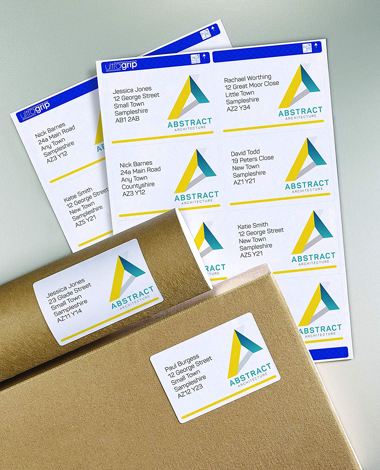 A4 Size Laser & Inkjet Label 8 Ups 99.1*67.7mm Address Postage Label Clear Printing