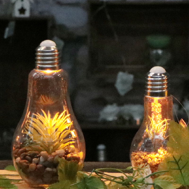 Glass bulb LED Christmas ornament