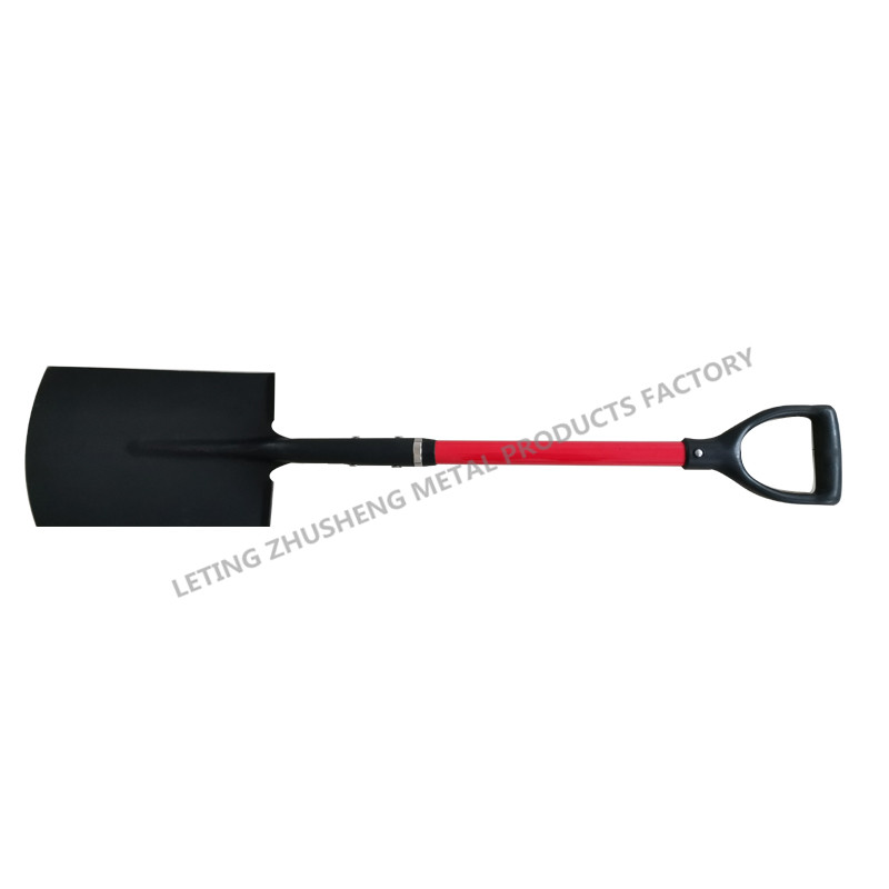 Fiberglass handle shovel