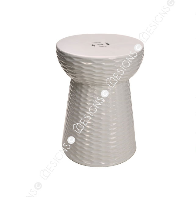 ! Porcelain Round Chair/Stool