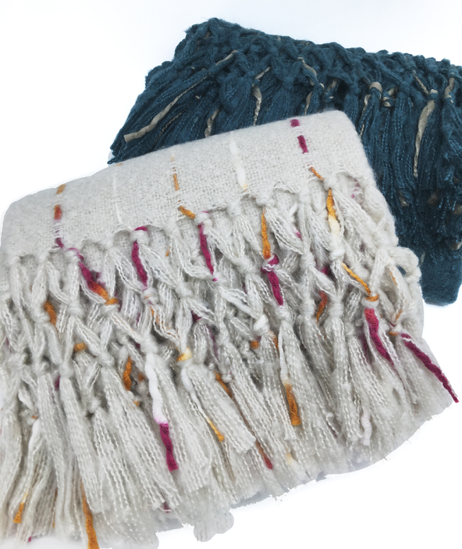 Knit Throw Blanket - Soft Couch Sofa Decorative Warm Cozy Nap Tassel Blanket