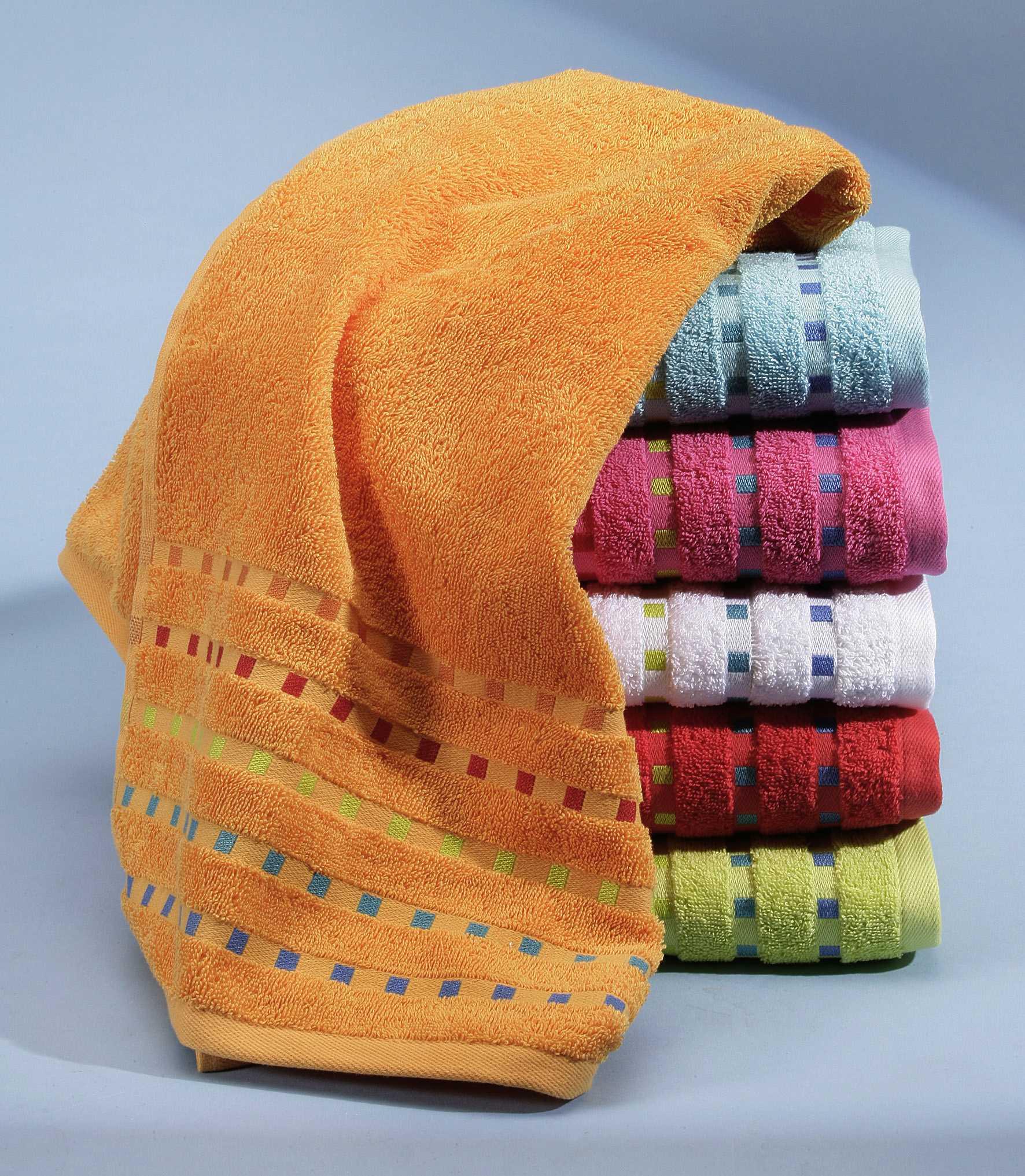 100%cotton Color Boder Bath Towel