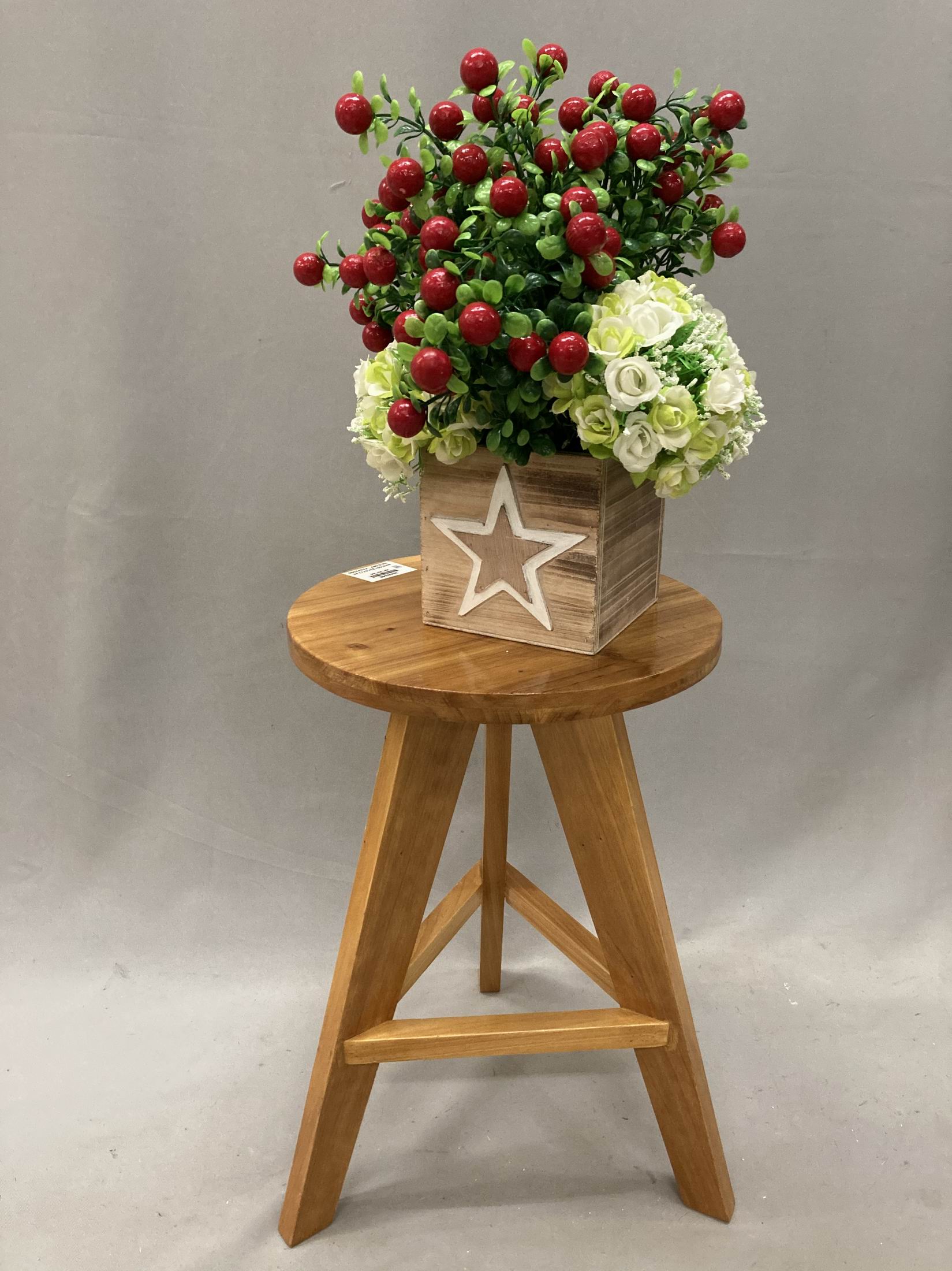 small stool, wooden stool