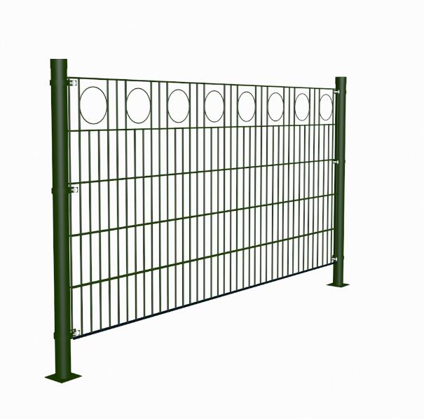 #2.0m Decorative arched Wire Mesh Fencing Panel For Garden