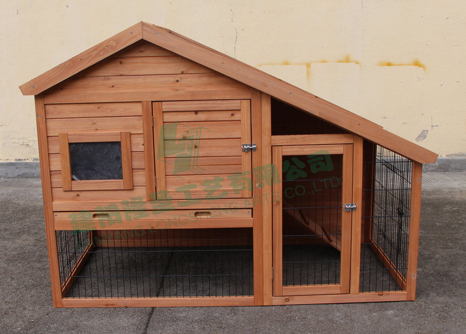 Wooden Rabbit Hutch Bunny cage pet house
