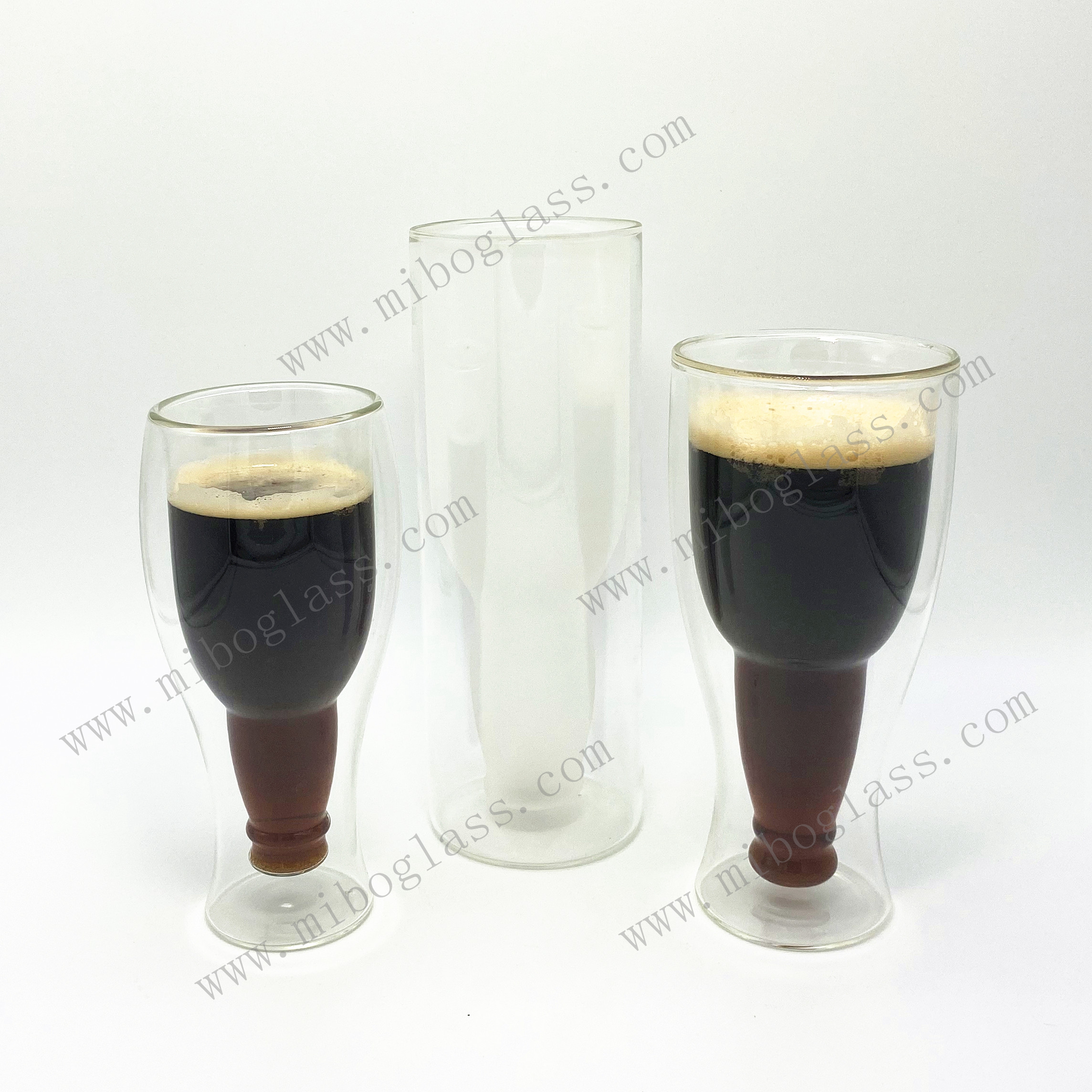 Beer Glass,double wall glass,double wall beer glass,borosilicate double wall glass
