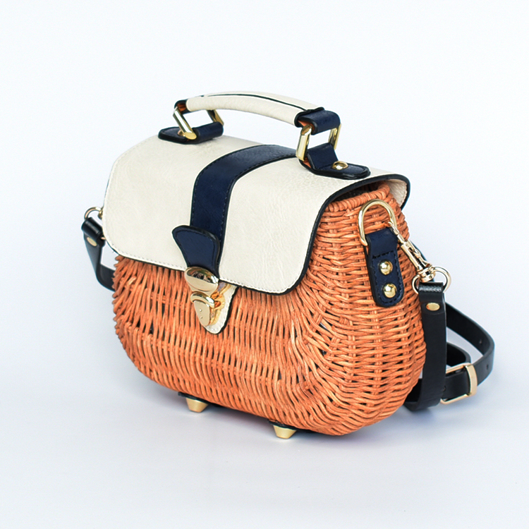 ladies rattan handbag