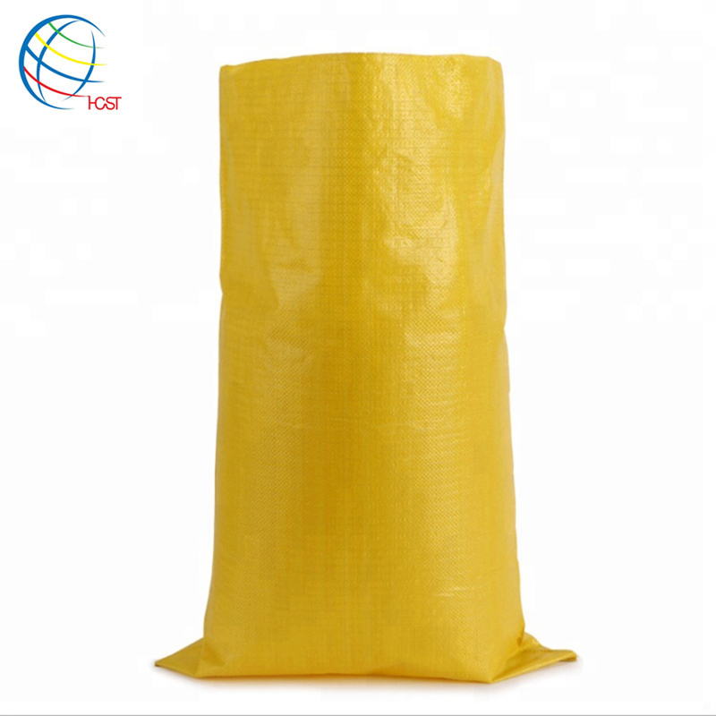 10kg 25kg 50kg 100kg yellow empty polypropylene/ pp woven bread wheat corn maize flour sugar rice packaging bag / sack for sale