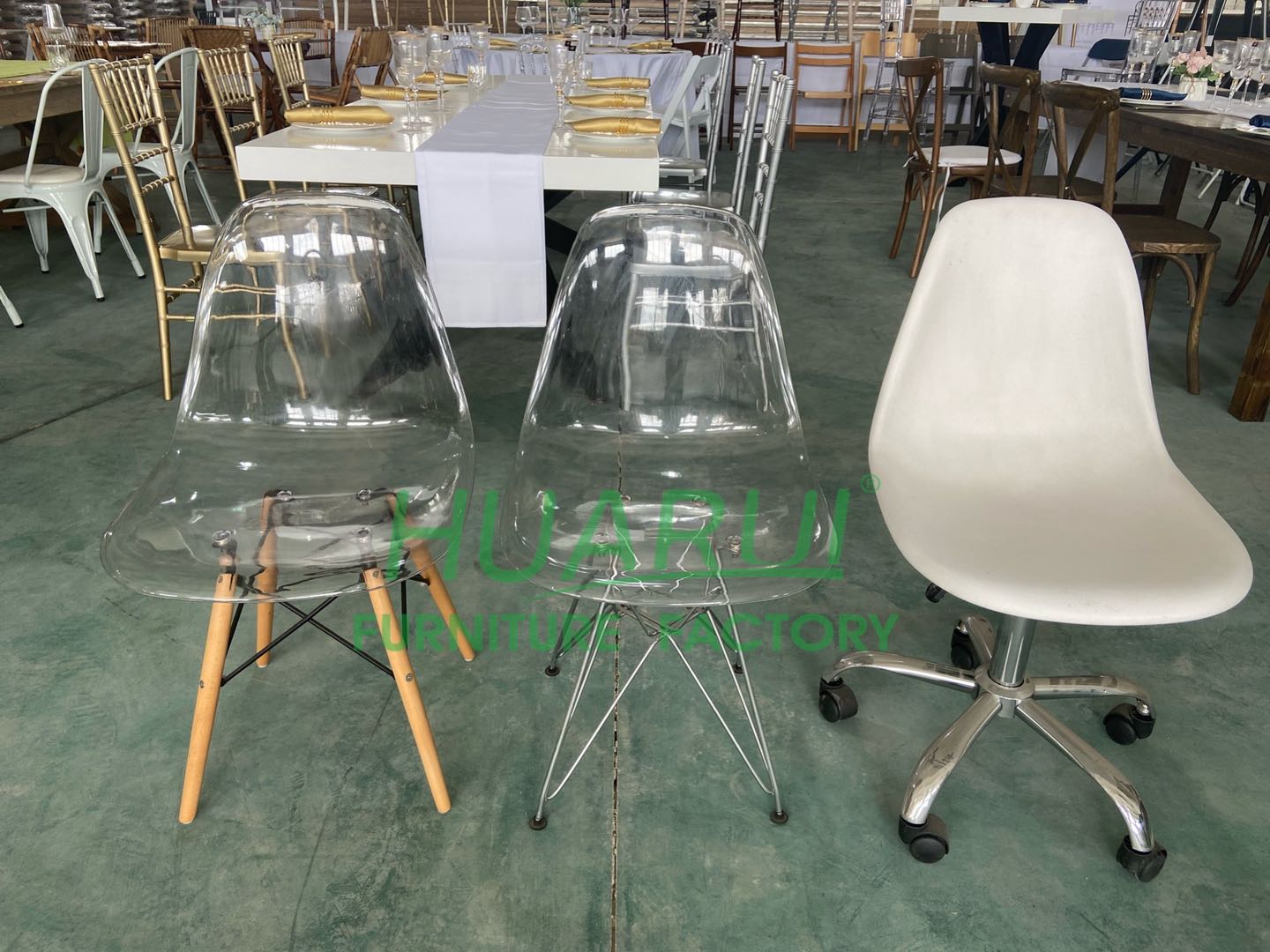 Office chair, plastic office chair, plastic chair, dining chair