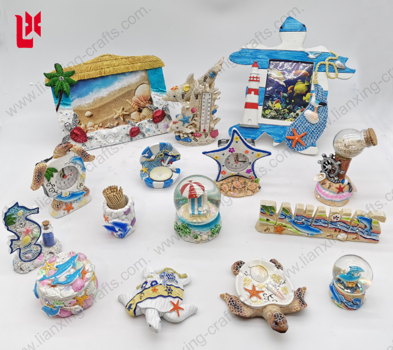 Tourist souvenir,souvenir,polyresin souvenir,resin souvenir, sealife,water ball,jewelry box,photo frame,clock,turtle,candle holder,Sand Bottle;