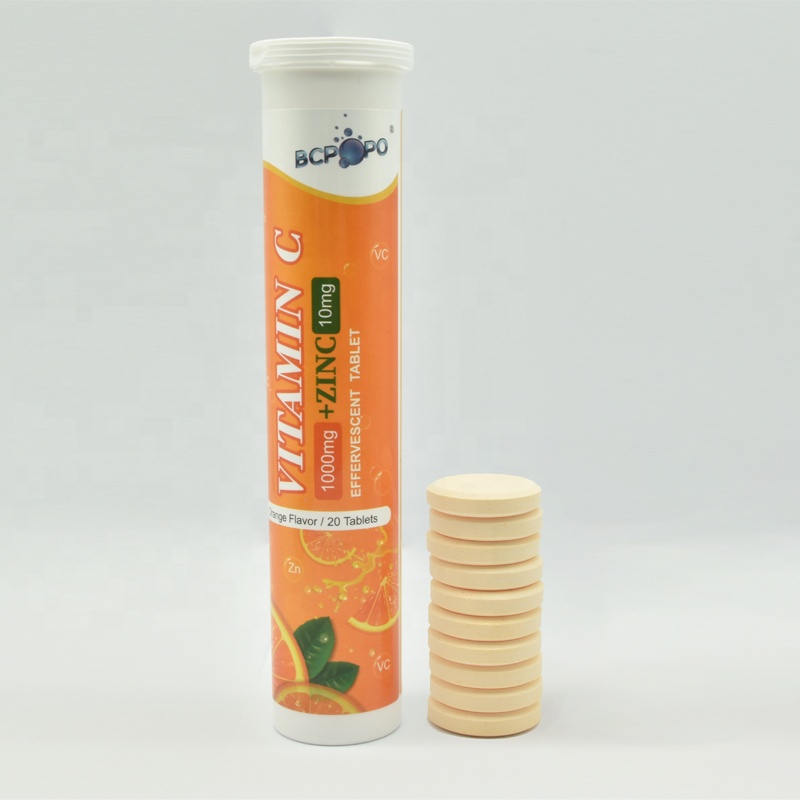 vitamin C 1000mg plus zinc 10mg effervescent tablet