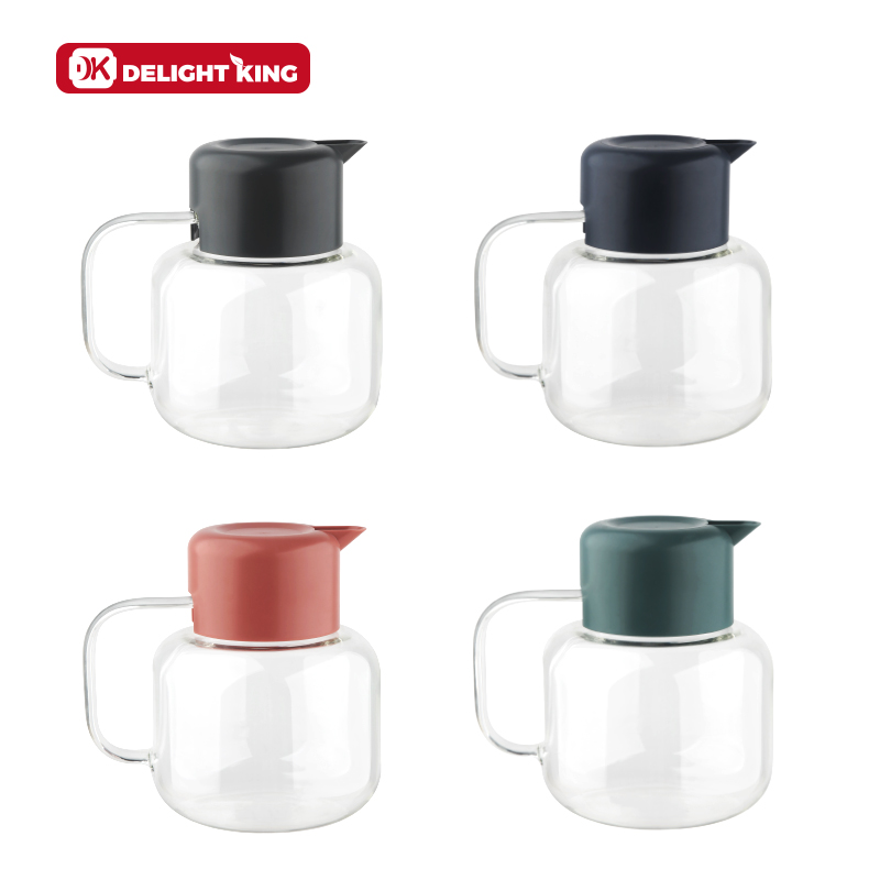 Glass water jug
