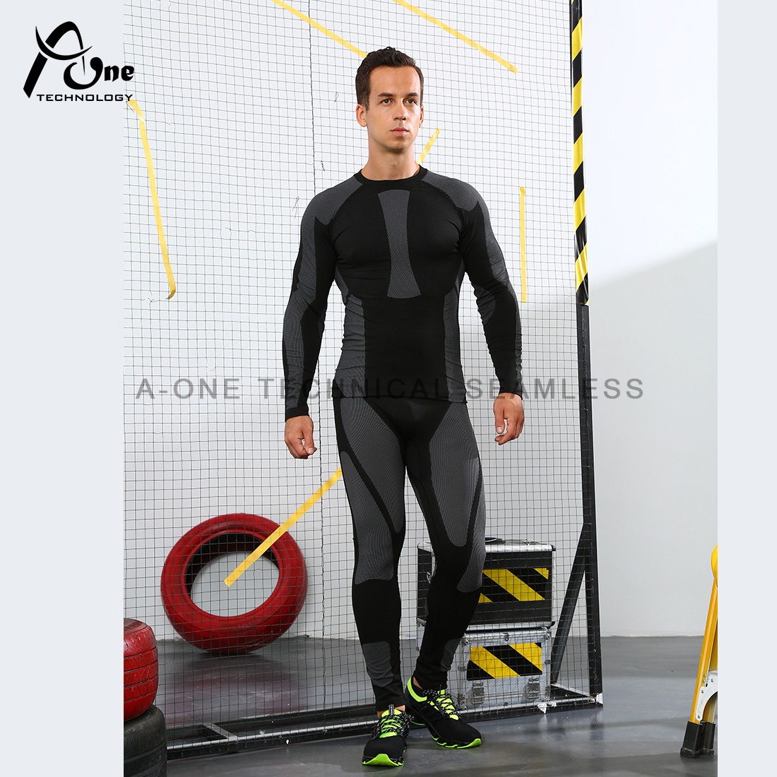 Man Polypropylene Seamless Underwear Set