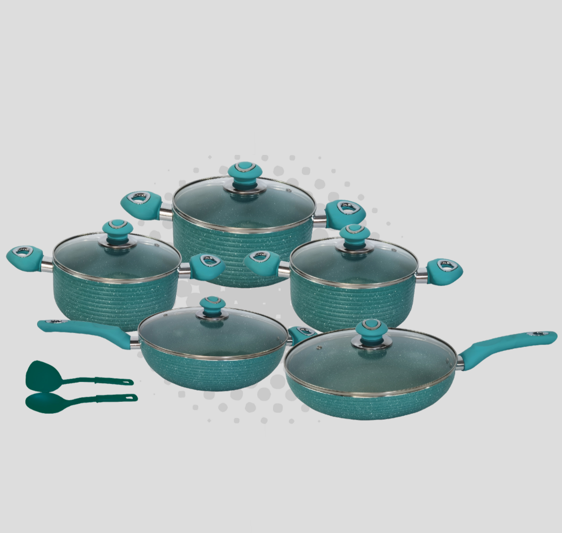 Alu.12pcs Cookware Set