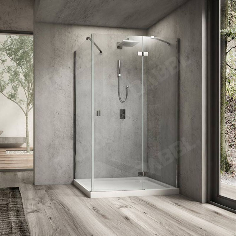 Shower door , shower enclosure, shower room, sanitary , rectangle slide hinge door, hingle door