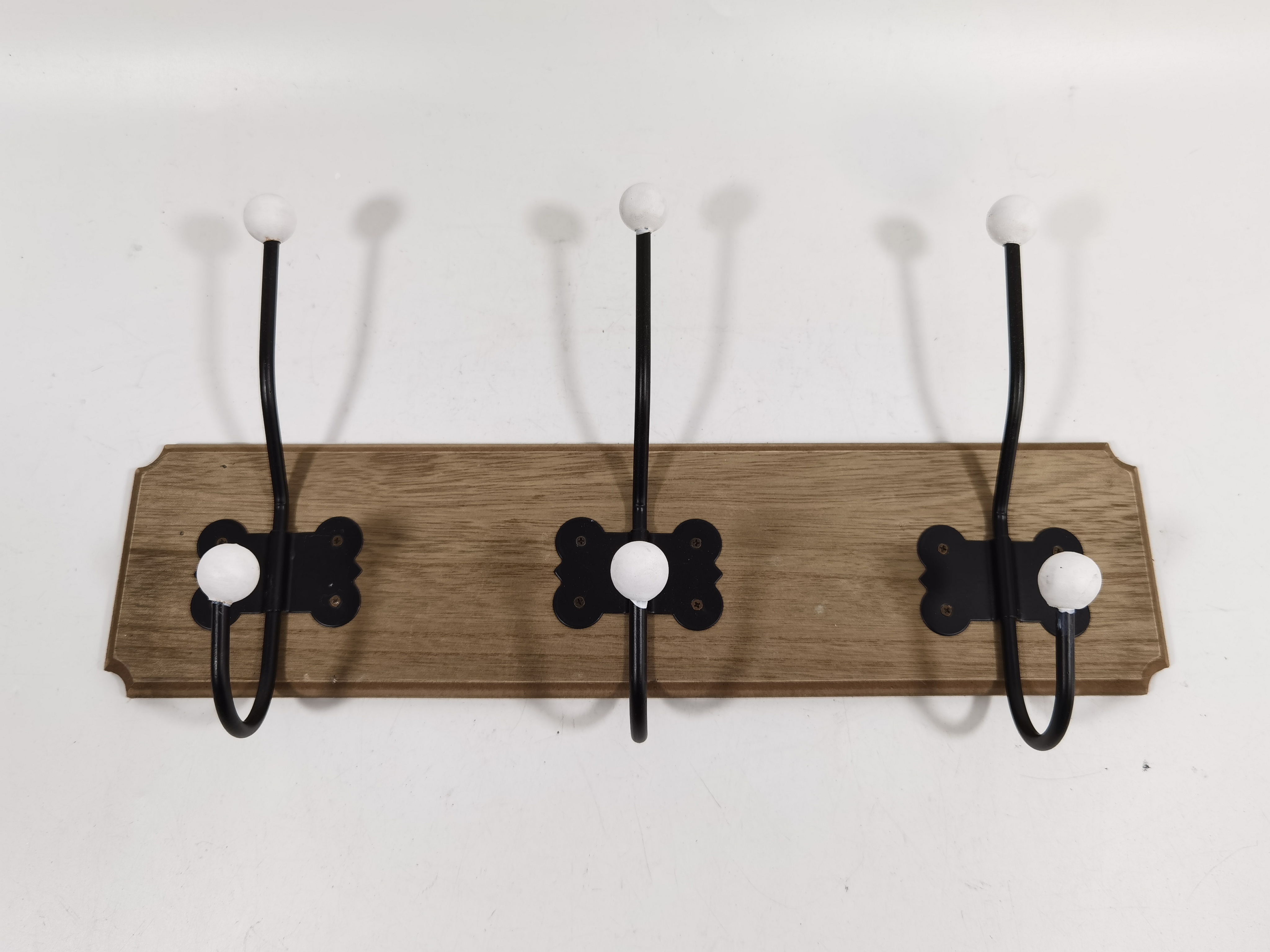 Wooden household wall hook