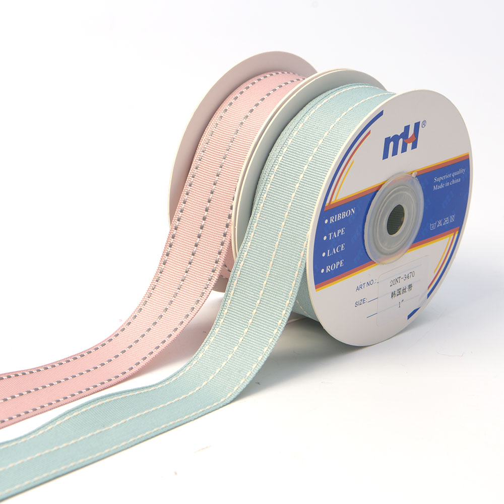Polyester Saddle Stitched Grosgrain Ribbon