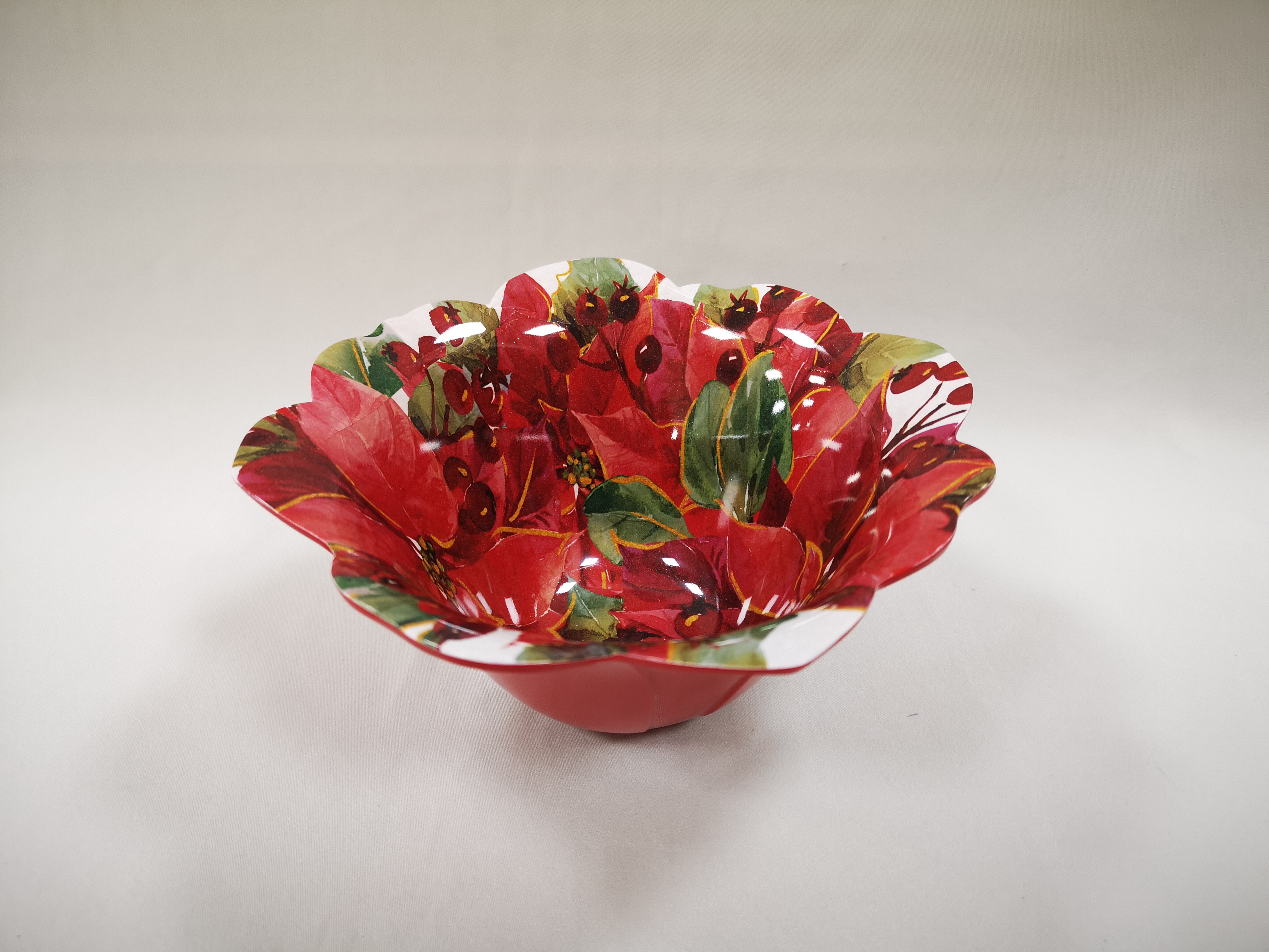 7" melamine flower bowl