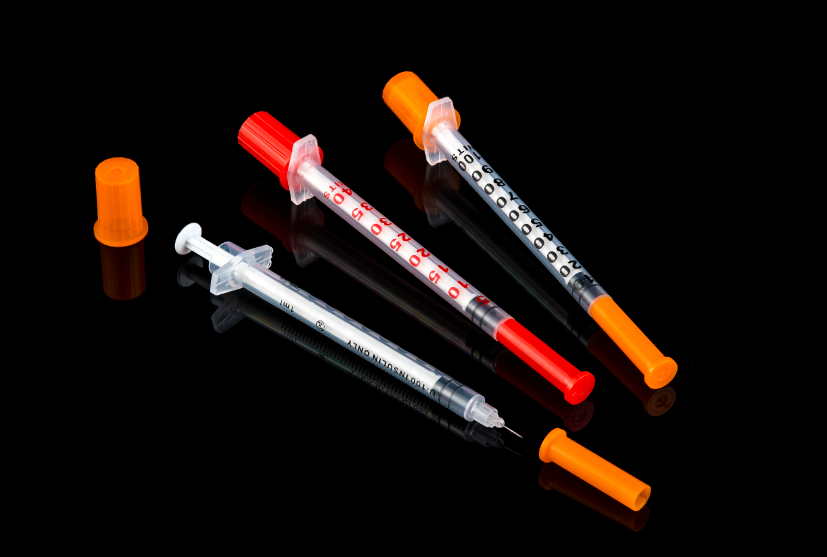 Disposable Sterile Insulin Syringes for Single Use