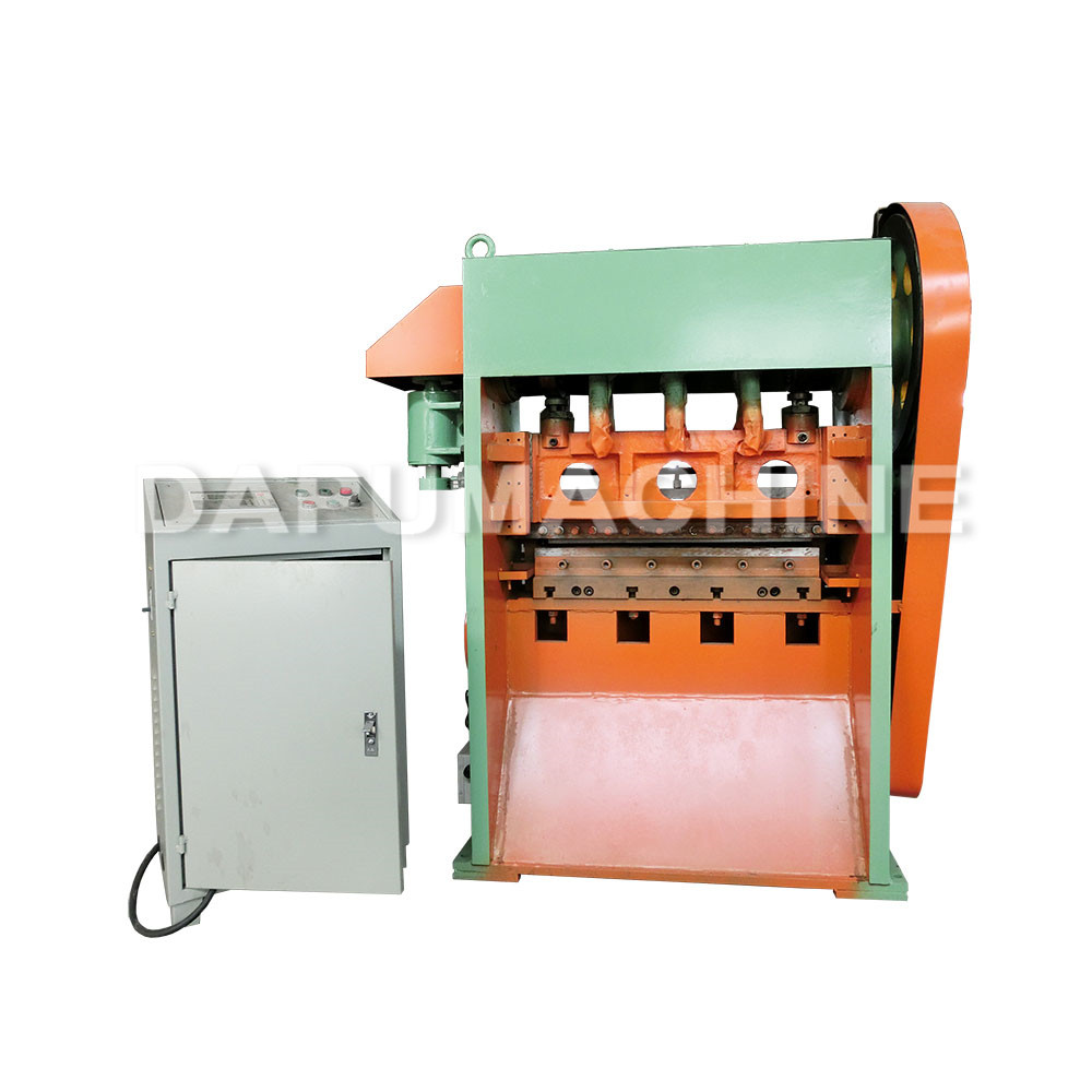 Expanded metal mesh machine