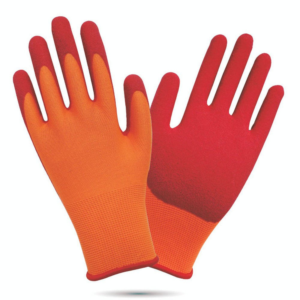 Sandy latex coated glove
