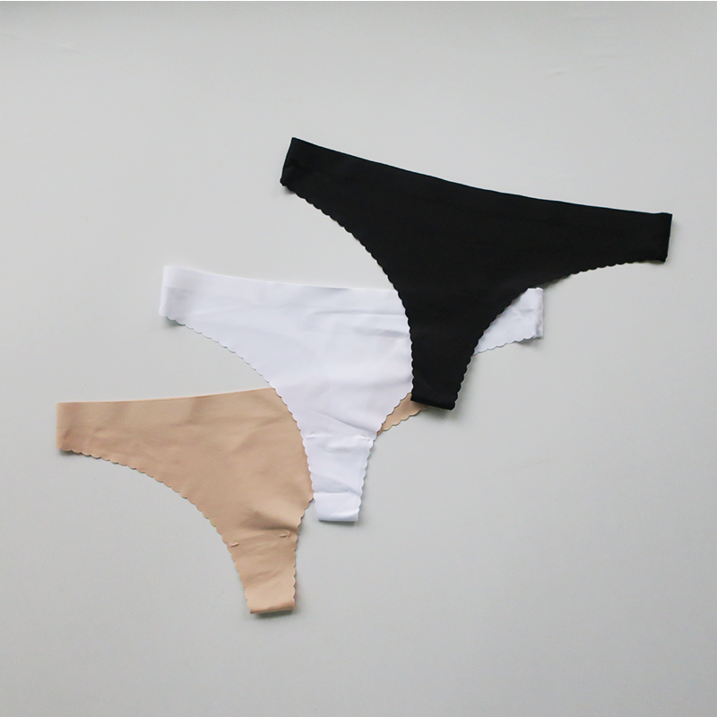Laser cut Seamless Thong