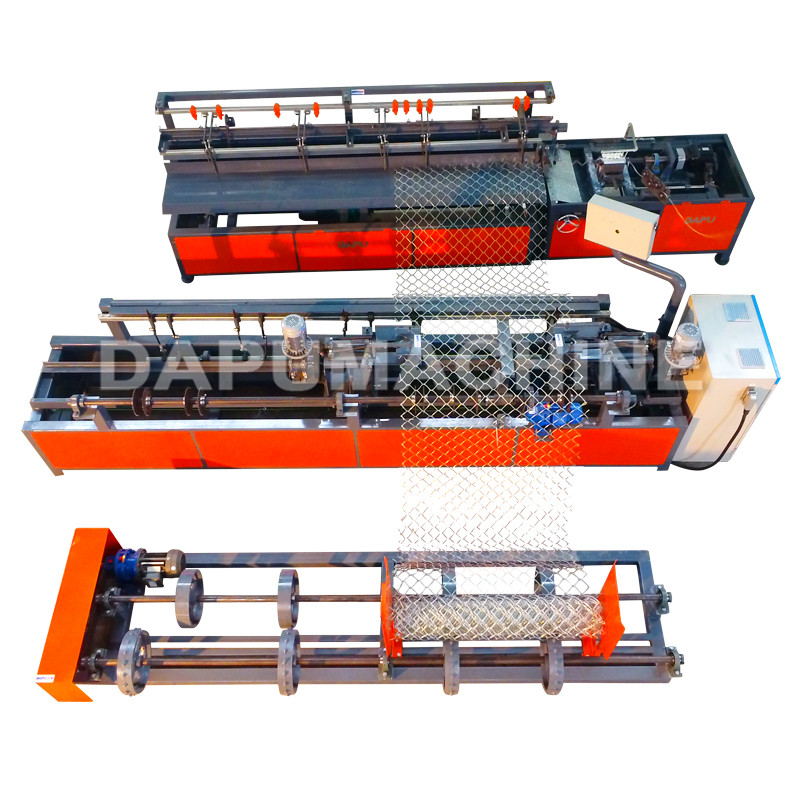Electro galvanized chain link diamond yard fence machine